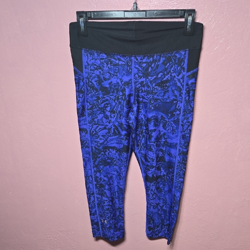 Under Armour Women's Blue and Black Patterned Jeans